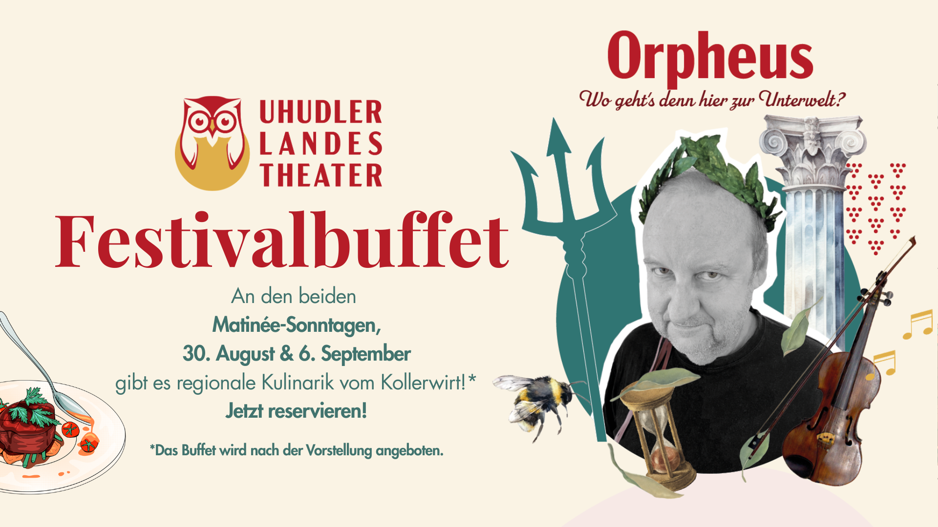 Uhuderlandestheater Mittagsbuffet